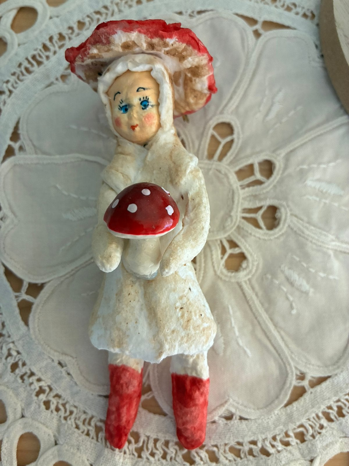 Nostalgisch wattenpopje “paddenstoel “, Ophalen of Verzenden, Nieuw