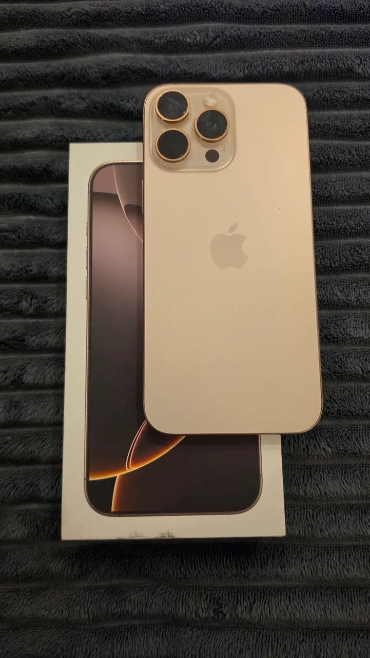 Iphone 16 Pro goud 128GB, Telecommunicatie, Mobiele telefoons | Apple iPhone, 128 GB, Zo goed als nieuw, Zonder simlock, Zonder abonnement