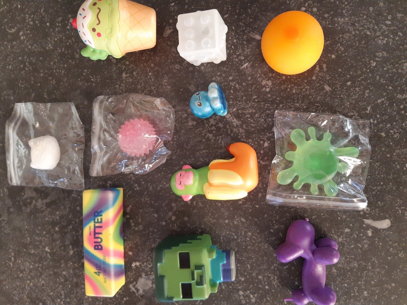 Leuke speelgoedset: squishies, stressballen en meer!, Ophalen of Verzenden