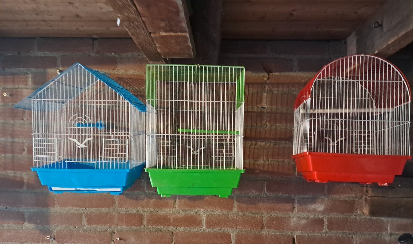 3 kooien, Ophalen, Hout, Vogelkooi