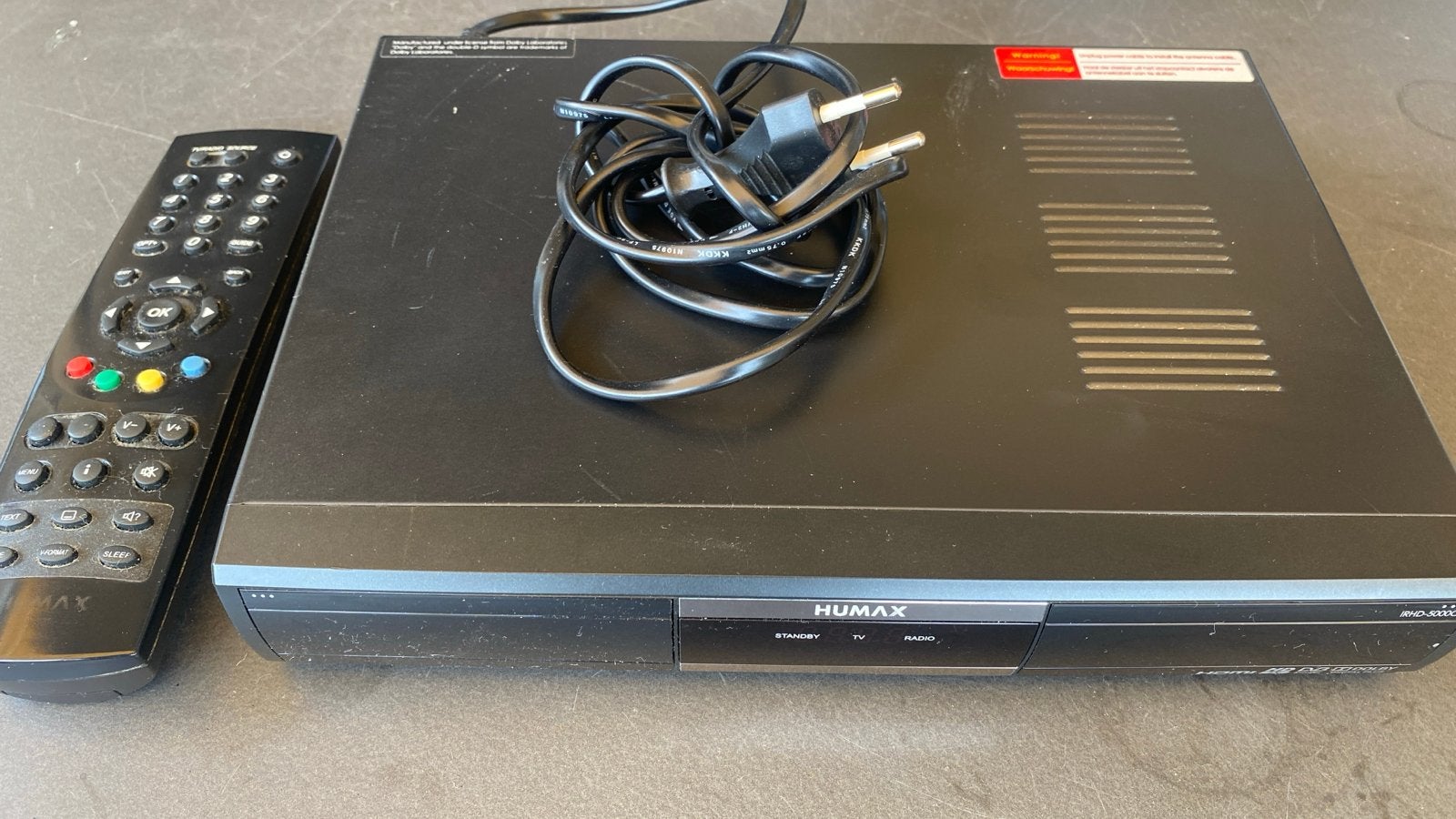 Humax digitale ontvanger met afstandsbediening, Ophalen, Gebruikt, Decoder
