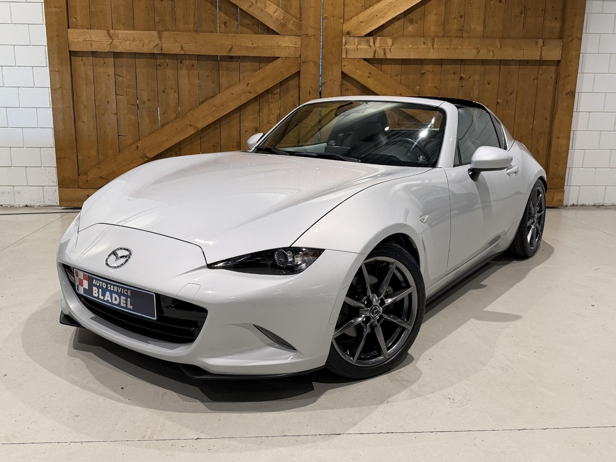 Mazda MX-5 2.0 SkyActiv-G RF Automaat Clima/Leder/Apple carp, Auto's, Automaat, Gebruikt, Euro 6, 4 cilinders