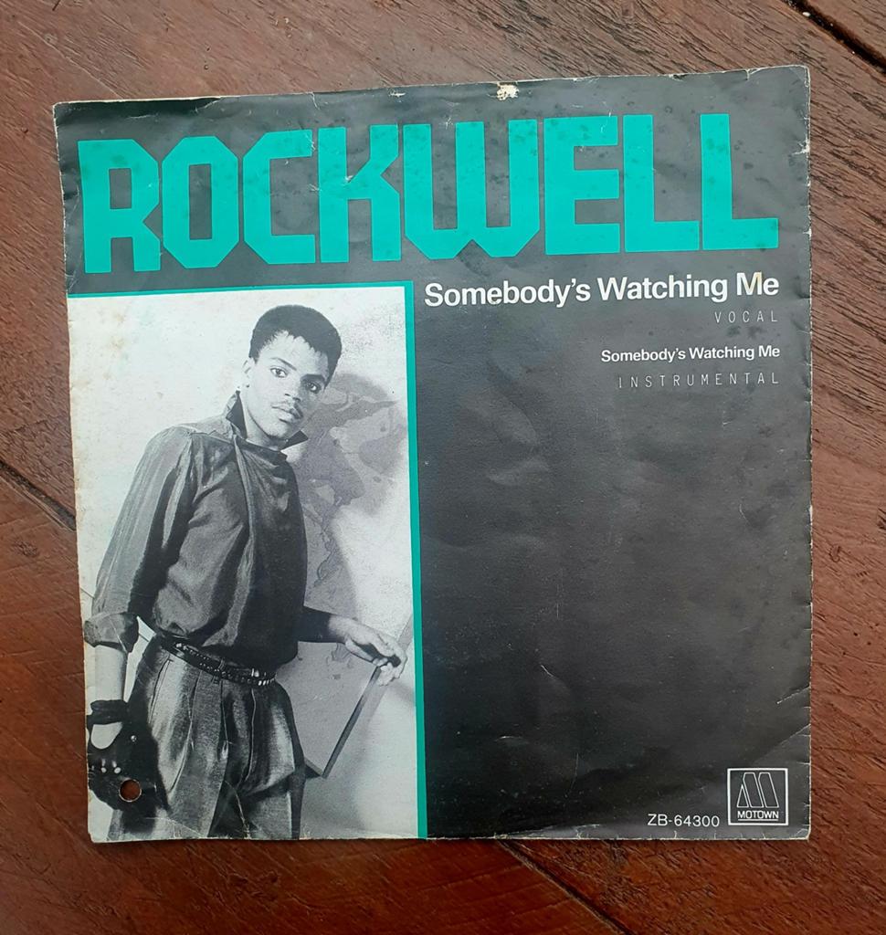 Rockwell - Somebody's Watching Me (Single, 1984), Cd's en Dvd's, Vinyl Singles, Gebruikt, Pop, Fotohoes, Ophalen of Verzenden