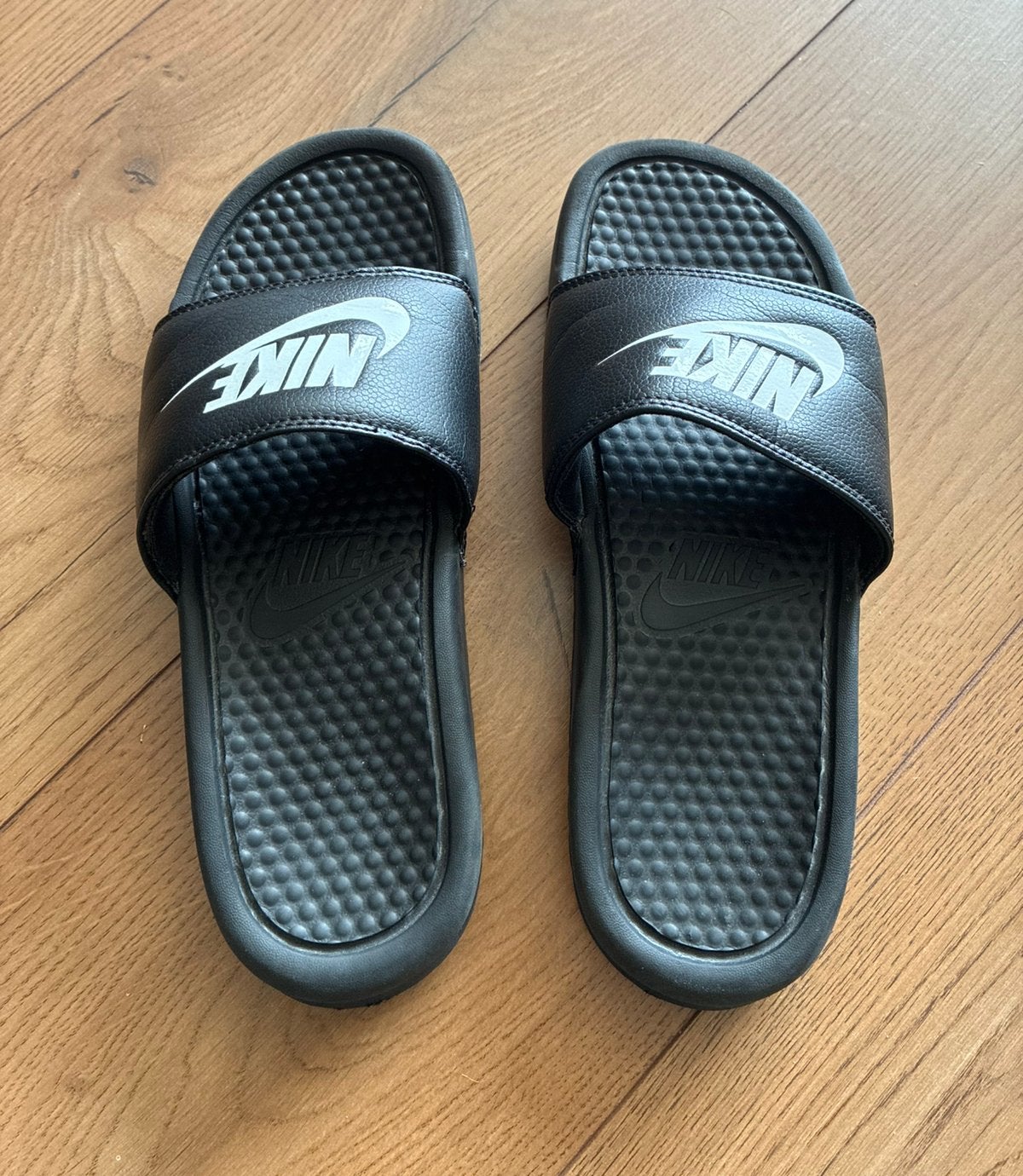 Nike, Kleding | Heren, Zwart, Zo goed als nieuw, Ophalen, Slippers