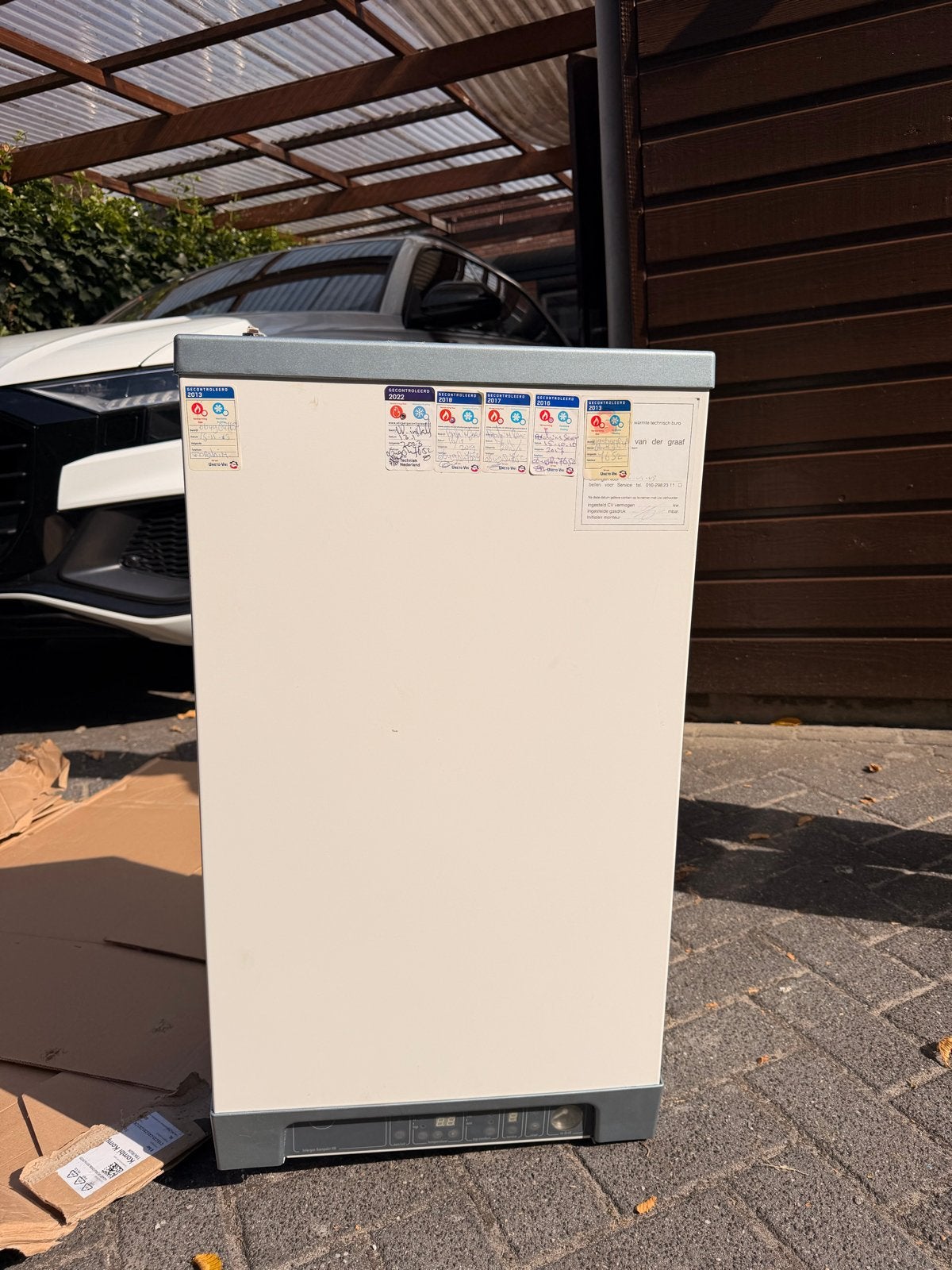 Intergas Kompakt HRE 28/24 CV-ketel, Ophalen, Gebruikt, Hoog rendement (Hr), Cv-ketel of Combi-ketel
