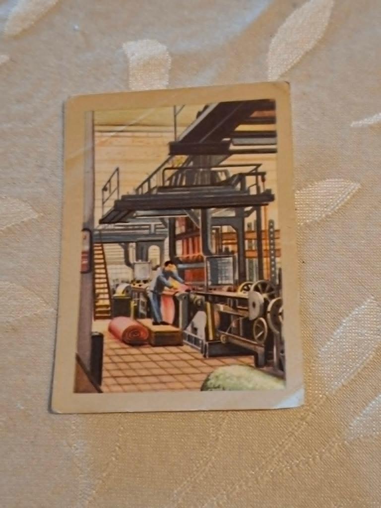 Prentje/Chromo : Tapijtweverij / Chocolade Jacques, Verzamelen, Gebruikt, Verzenden, Voor 1940, Prent
