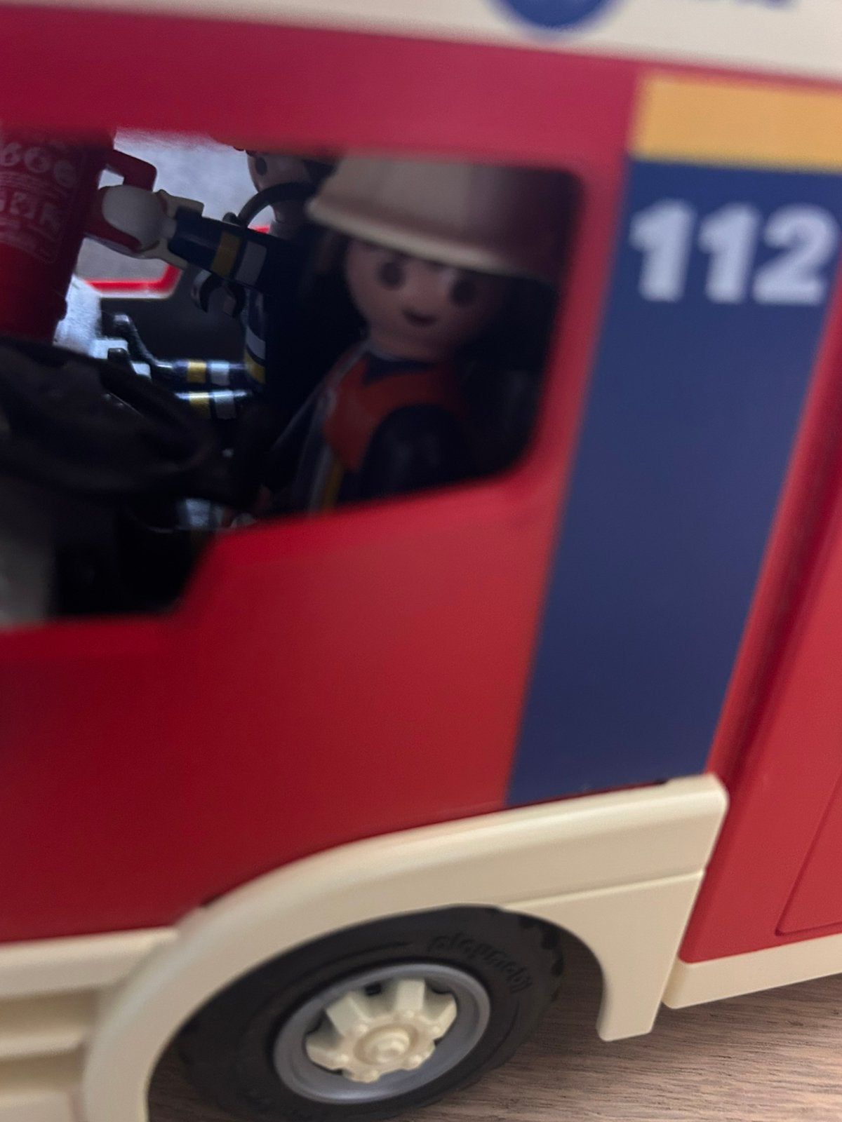 Playmobiel brandweerauto, Ophalen, Zo goed als nieuw