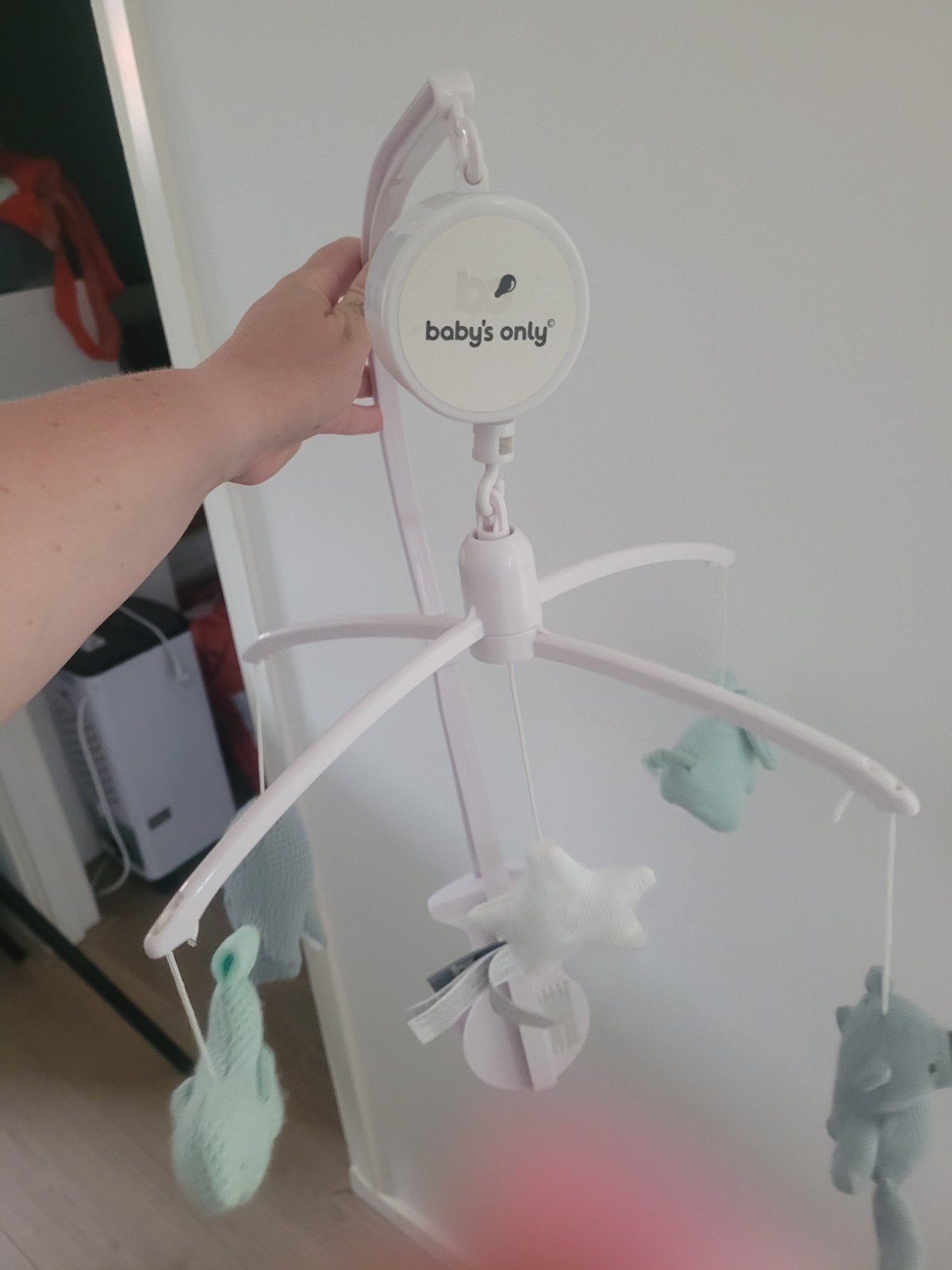 Baby's Only Muziekmobiel met schattige knuffels, Ophalen, Zo goed als nieuw