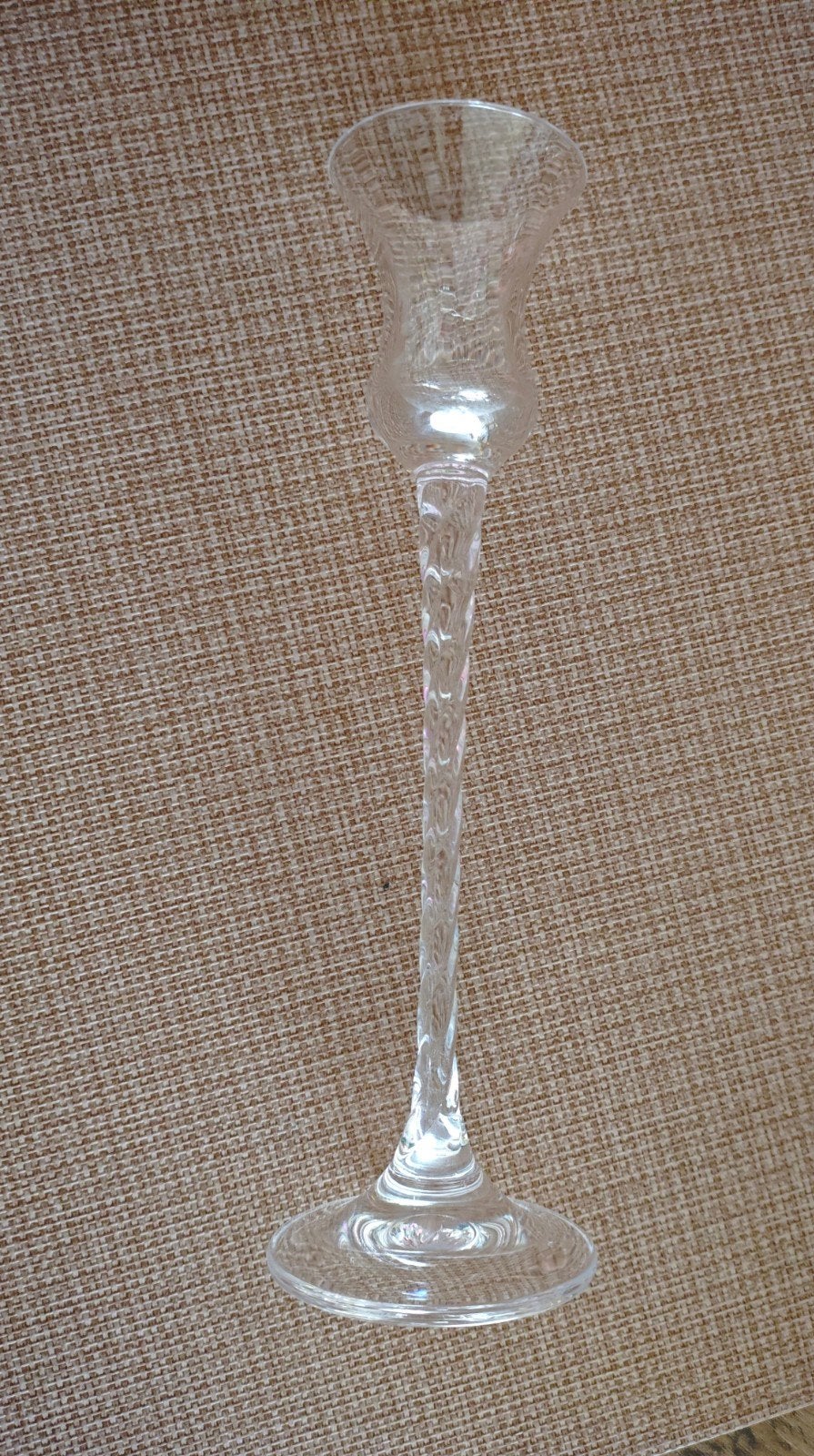 kristal kandelaar, Antiek en Kunst, Antiek | Glas en Kristal, Ophalen of Verzenden