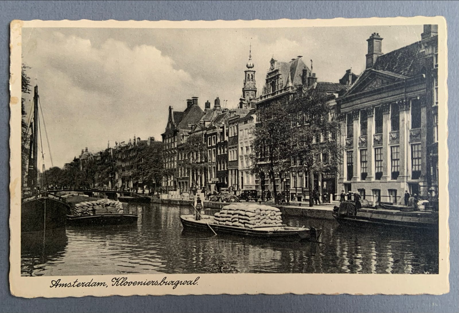 Amsterdam, Kloveniersburgwal, Verzenden, 1920 tot 1940, Ongelopen, Noord-Holland