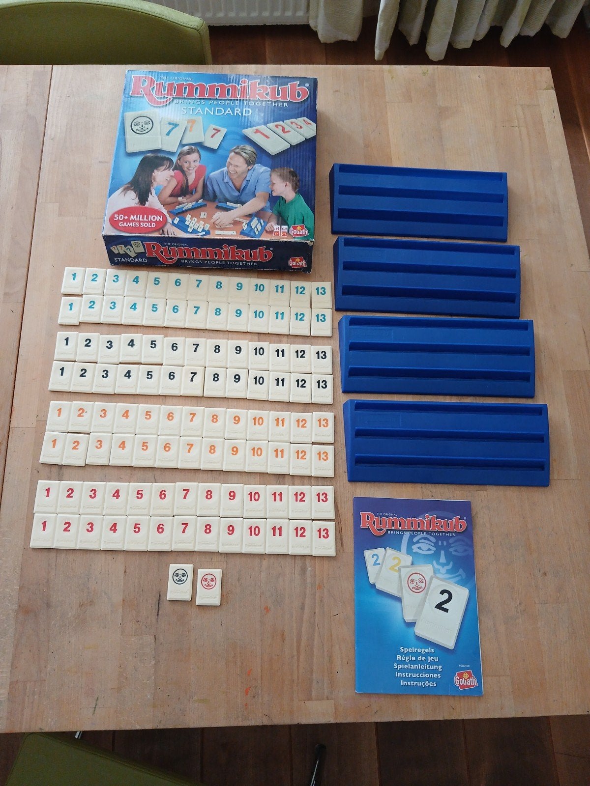 rummikub ( goliath), Drie of vier spelers, Ophalen of Verzenden, Gebruikt, Goliath