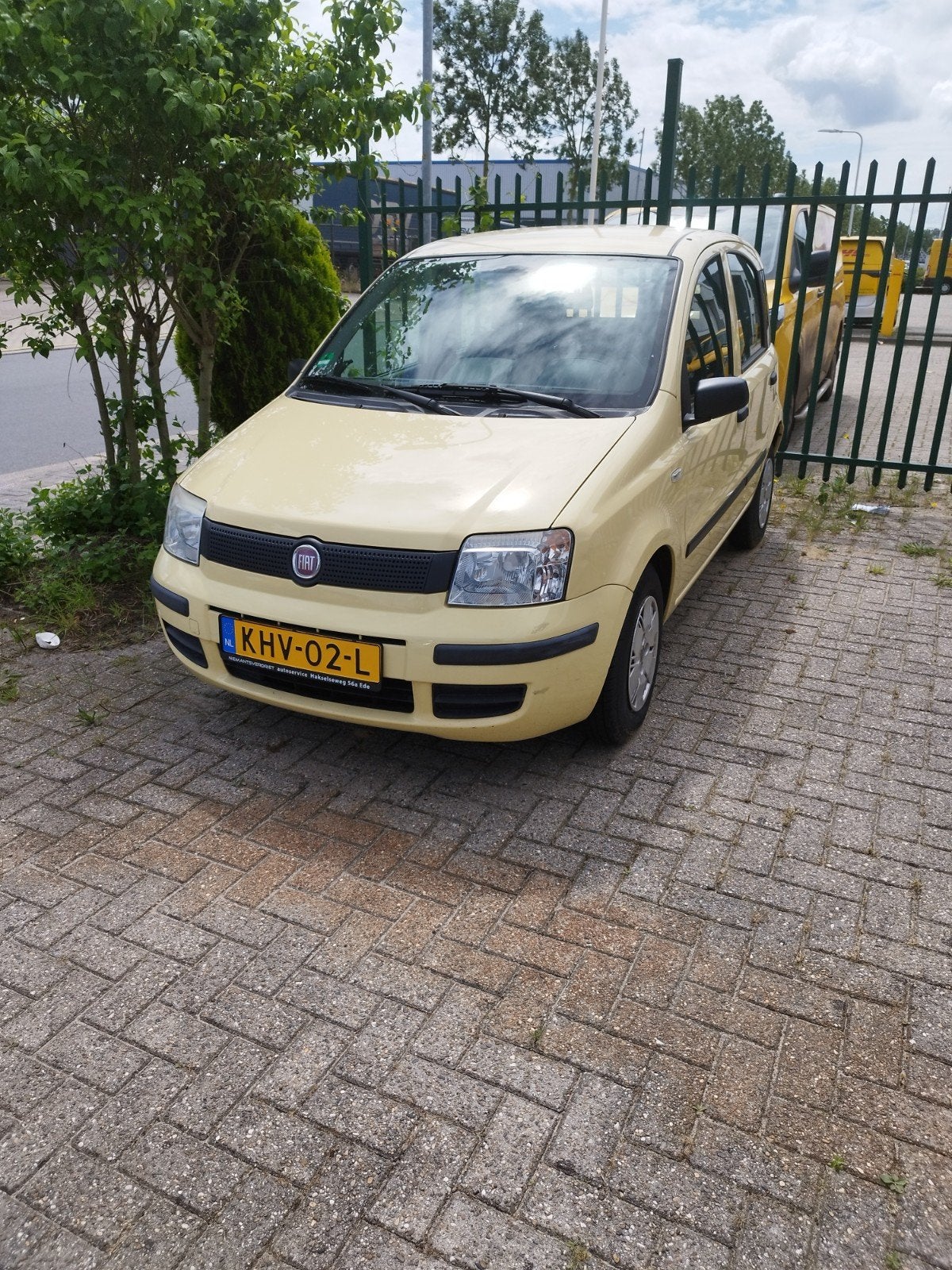 Fiat Panda 1.1 2009 Geel, Voorwielaandrijving, 54 pk, Zwart, 4 stoelen