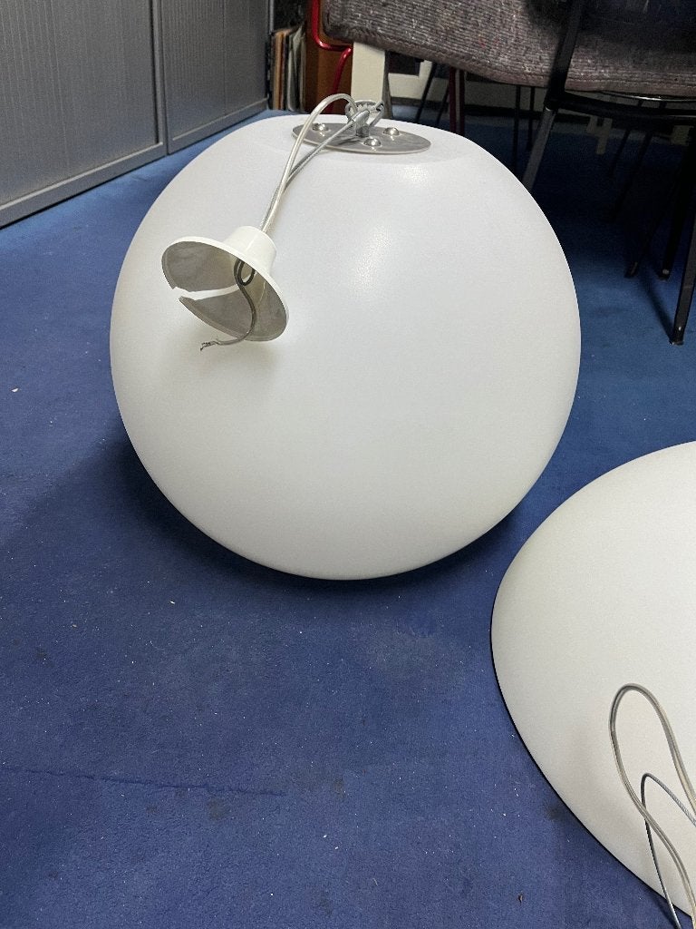 Veranda lamp, bollamp, kunststof, tuinlamp rond, Ophalen, Zo goed als nieuw, Modern tijdloos Veranda Loungen, Minder dan 50 cm