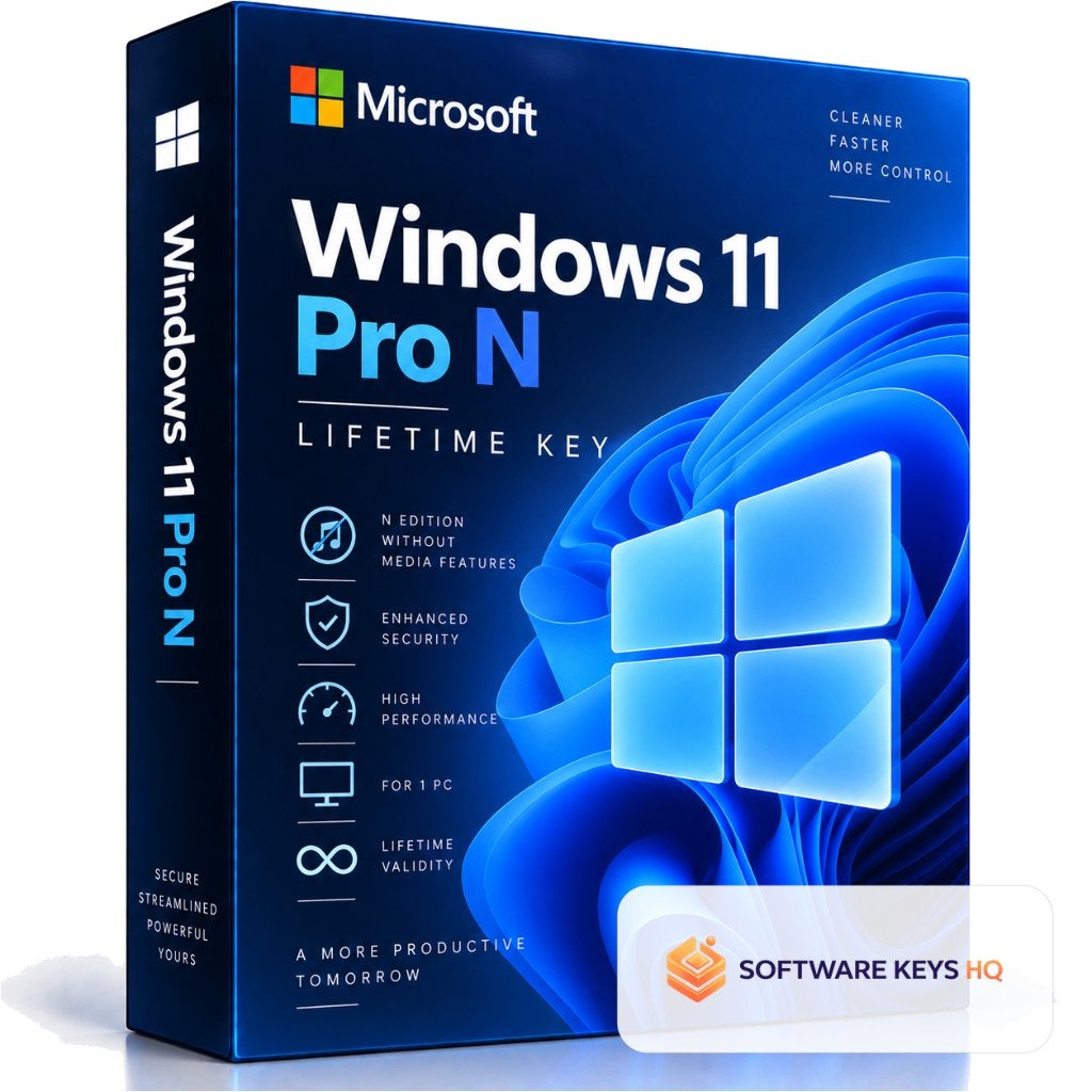 Windows 11 Pro N Licentie Key - Levenslang - 1 PC, Computers en Software, Ophalen of Verzenden, Windows