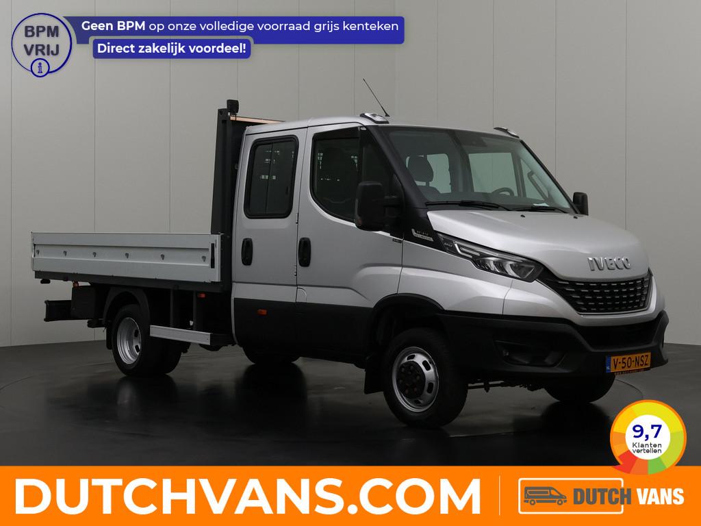 Iveco Daily 50C21 Hi-Matic Automaat Open Laadbak Dubbele Cab, Auto's, Bestelauto's, Automaat, Stof, Gebruikt, 4 cilinders