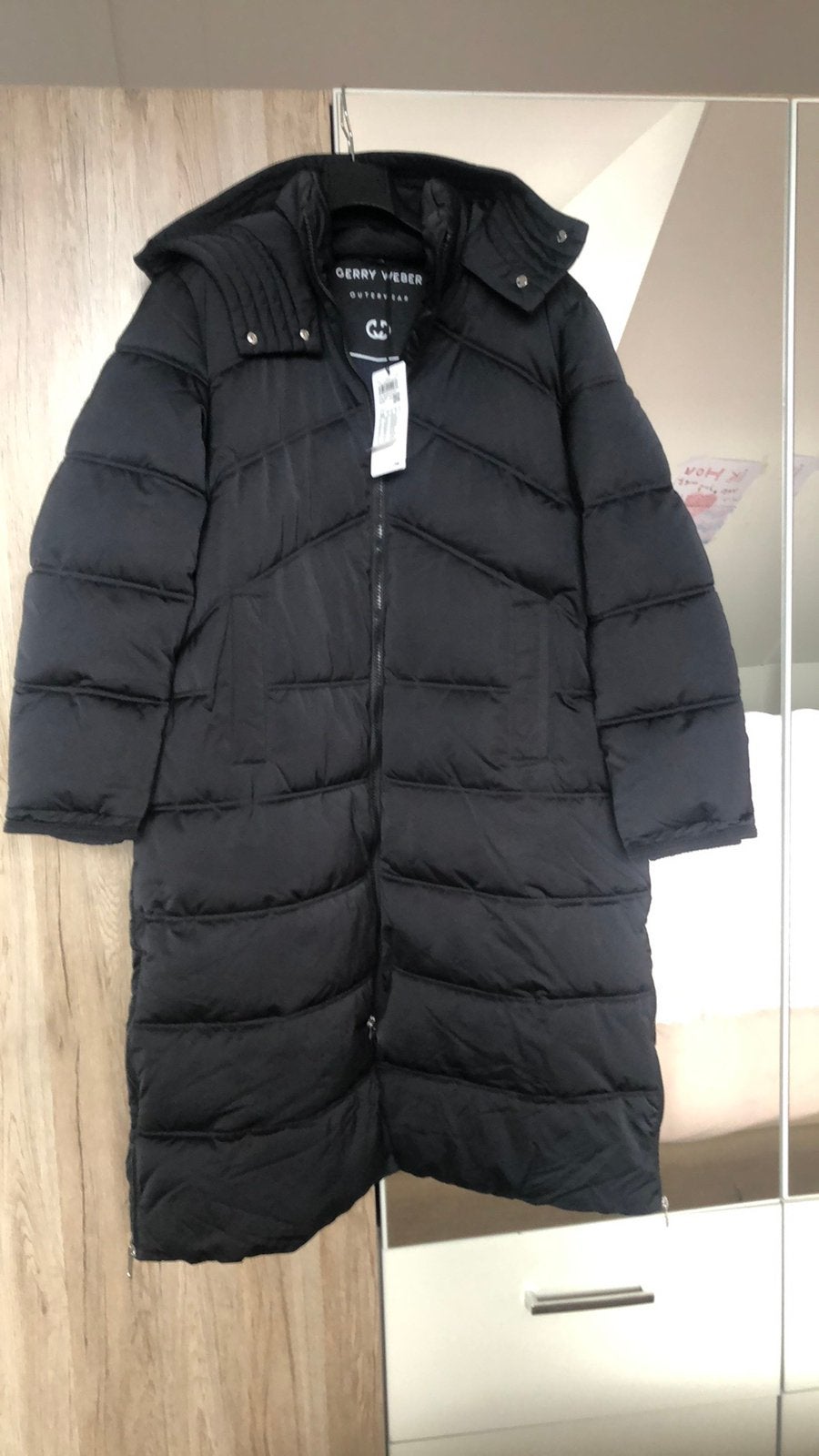 Gerry Weber winterjas zwart maat 44 nieuw, Ophalen of Verzenden, Nieuw, Maat 42/44 (L), Zwart