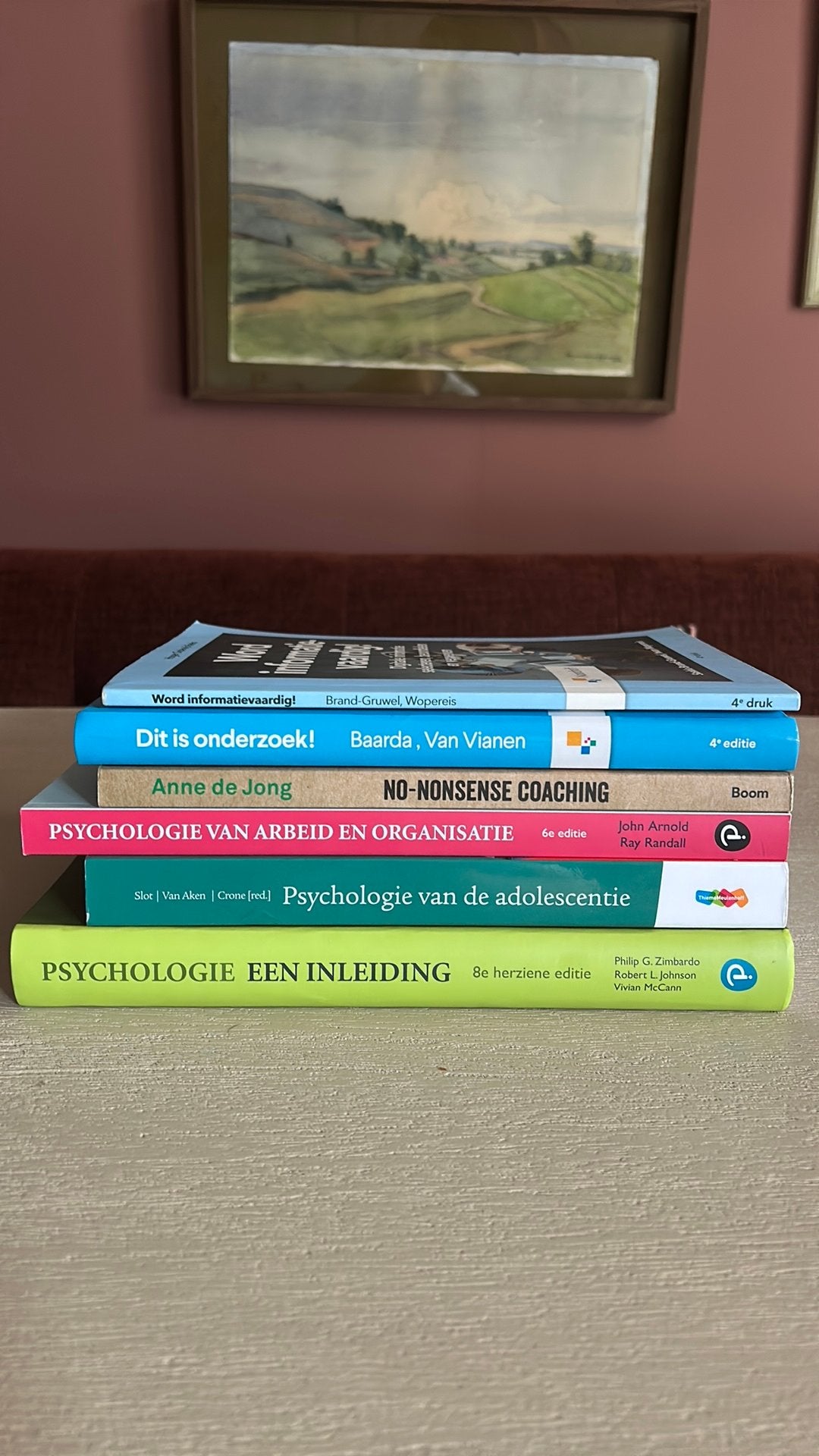 Studieboeken 1e jaar Toegepaste Psychologie HBO, Ophalen, Gamma, Zo goed als nieuw, HBO
