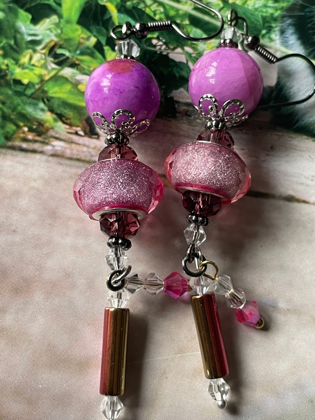 Feestelijke lila- rose glitter hangers, Ophalen of Verzenden, Nieuw
