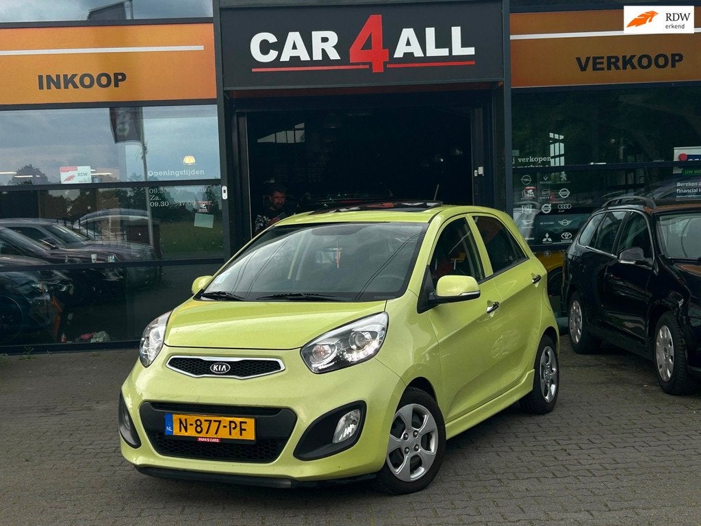 Kia Picanto 1.0 CVVT Comfort Pack DAKJE/AIRCO/KEYLESS GO/APK, Auto's, Voorwielaandrijving, Euro 5, Stof, Gebruikt