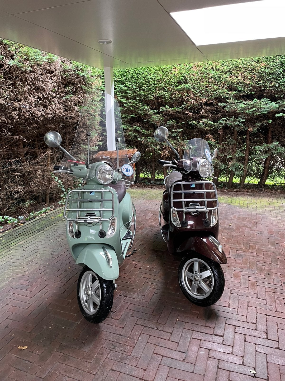 Te koop bruine Vespa LX50 4T, Ophalen, Gebruikt, Maximaal 45 km/u, Benzine