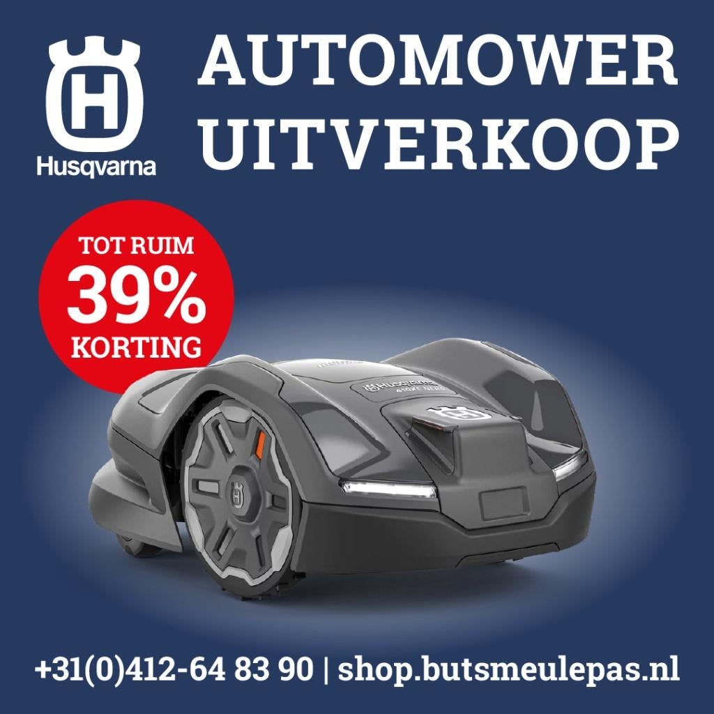 Husqvarna Automower uitverkoop: TOT 39% KORTING! vanaf €1099, Cirkelmaaier, Minder dan 30 cm, Accu-grasmaaier, Nieuw