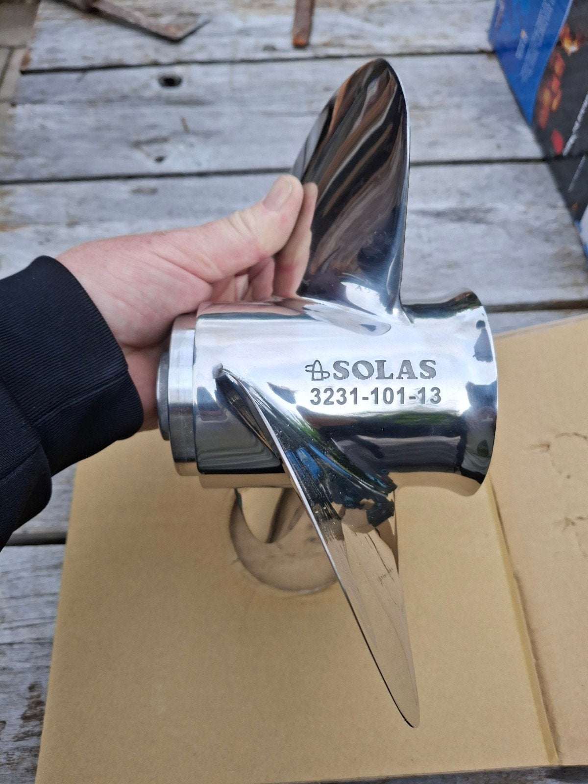 Solas New Saturn RVS Propeller 10 1/8 x 13, Ophalen of Verzenden, Nieuw, Motor en Techniek