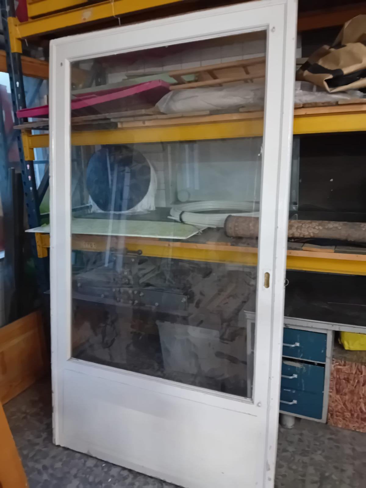 Vintage kamer en suite deuren, schuifdeuren, 75 tot 150 cm, Gebruikt, Ophalen of Verzenden, Inclusief glas