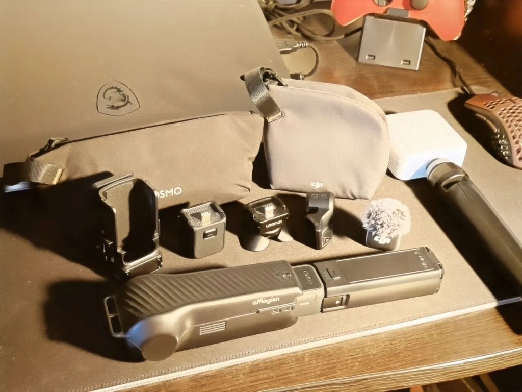 DJI Osmo Pocket 4 Creator Combo, Overige merken, Externe microfoon, Overige soorten, Zo goed als nieuw
