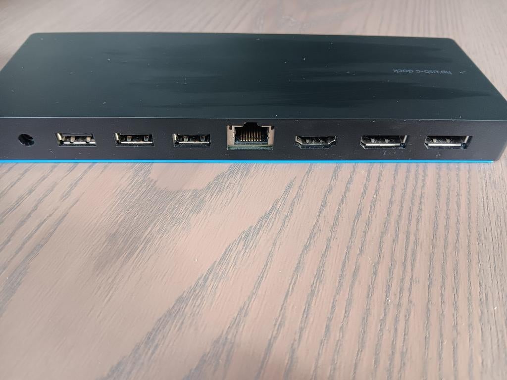 HP USB-C Docking Station - Werkt nog prima!, Computers en Software, Dockingstations, Ophalen of Verzenden, HP, Docking station