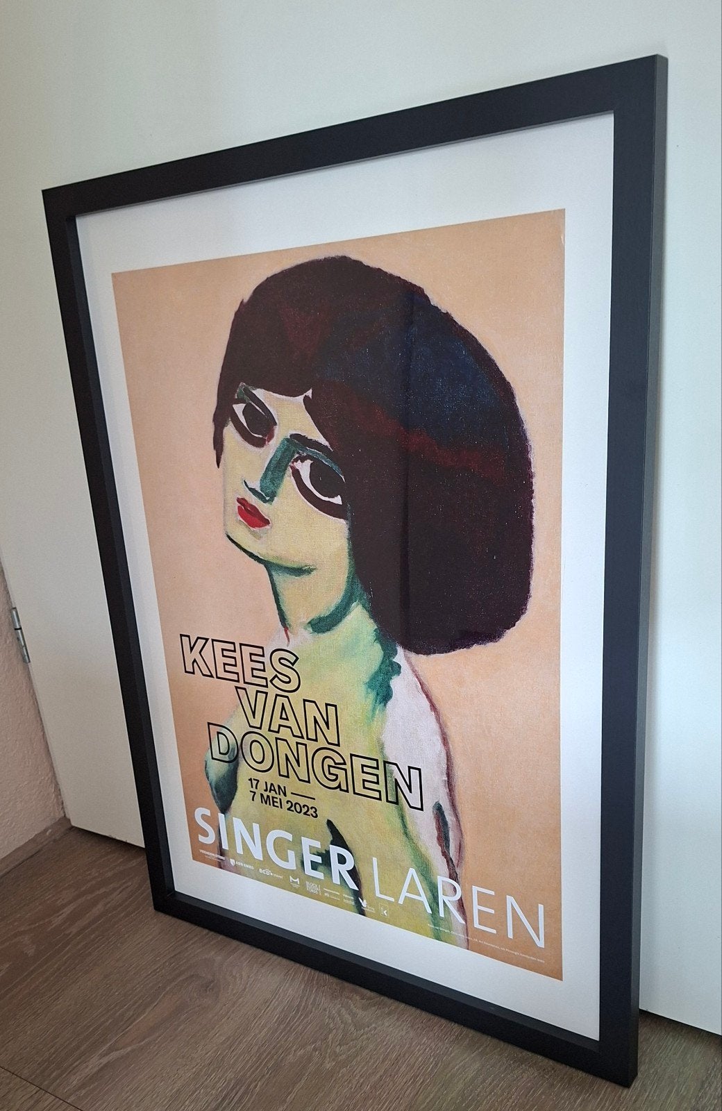 Ingelijste poster Kees van Dongen, Ophalen of Verzenden, Kunststof, 50 tot 75 cm, 50 tot 75 cm