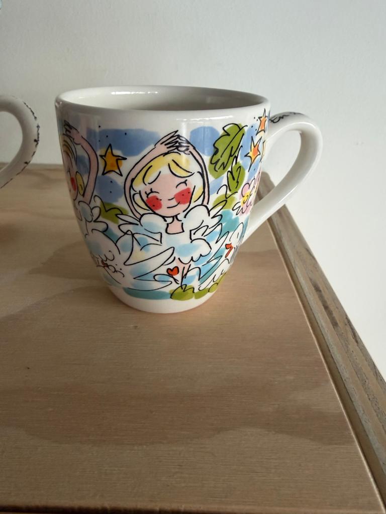 Blond Amsterdam mokjes 2x sinterklaas en 2 sprookjes, Blond Amsterdam, Ophalen of Verzenden, Zo goed als nieuw, Kop(pen) en/of Schotel(s)