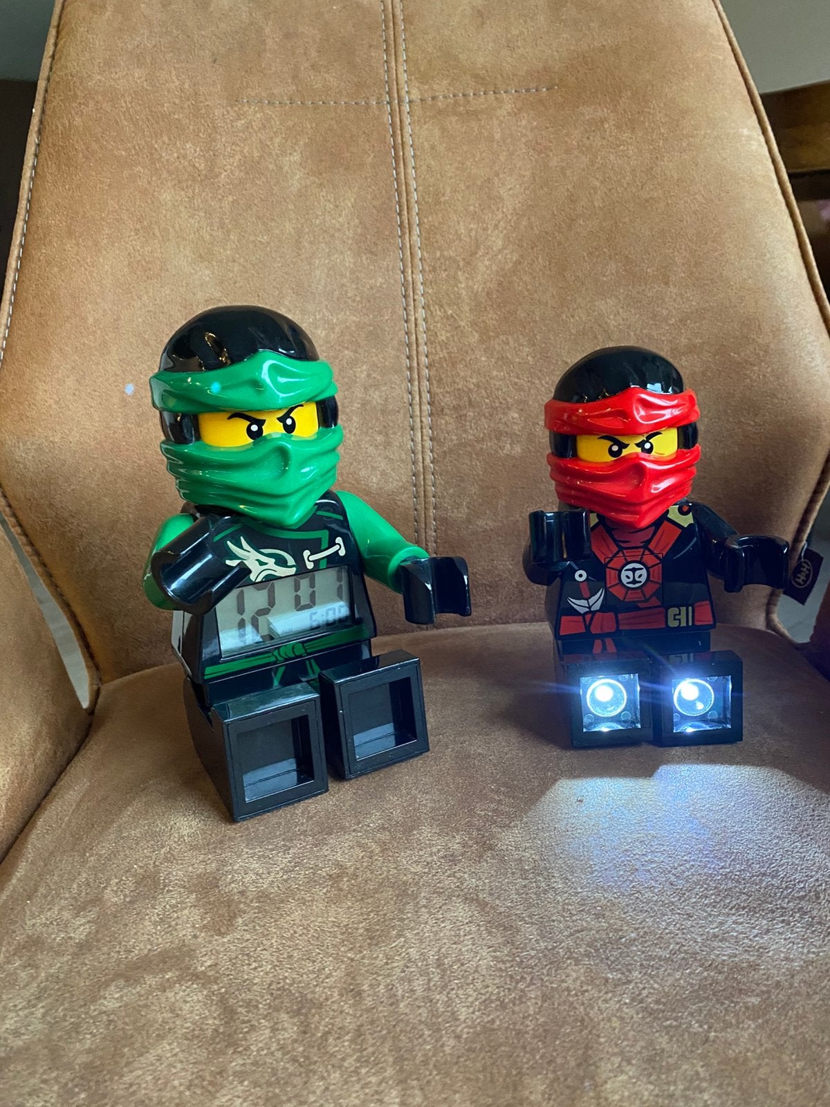 Lego wekker en lego lamp, Gebruikt, Lego, Overige typen, Ophalen of Verzenden