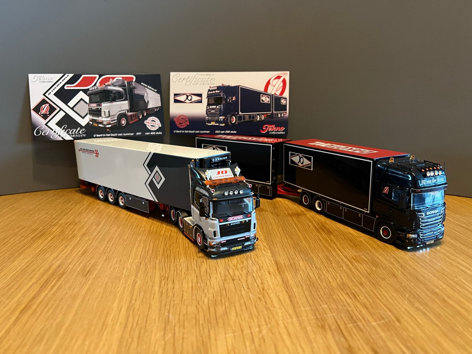 Tekno modellen J.Q. Van der Meer Inc met certificaat, Ophalen of Verzenden, Zo goed als nieuw