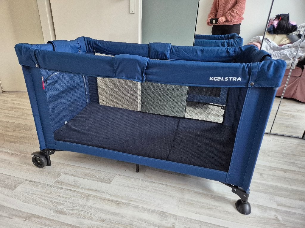Koelstra campingbedje, Kinderen en Baby's, Ophalen, Zo goed als nieuw, Reisbedje