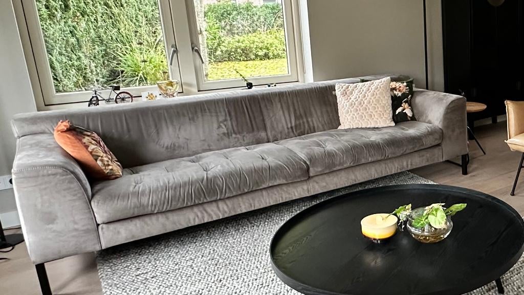 3,5 zits bank VT-wonen, Ophalen, Gebruikt, Driepersoons, 75 tot 100 cm
