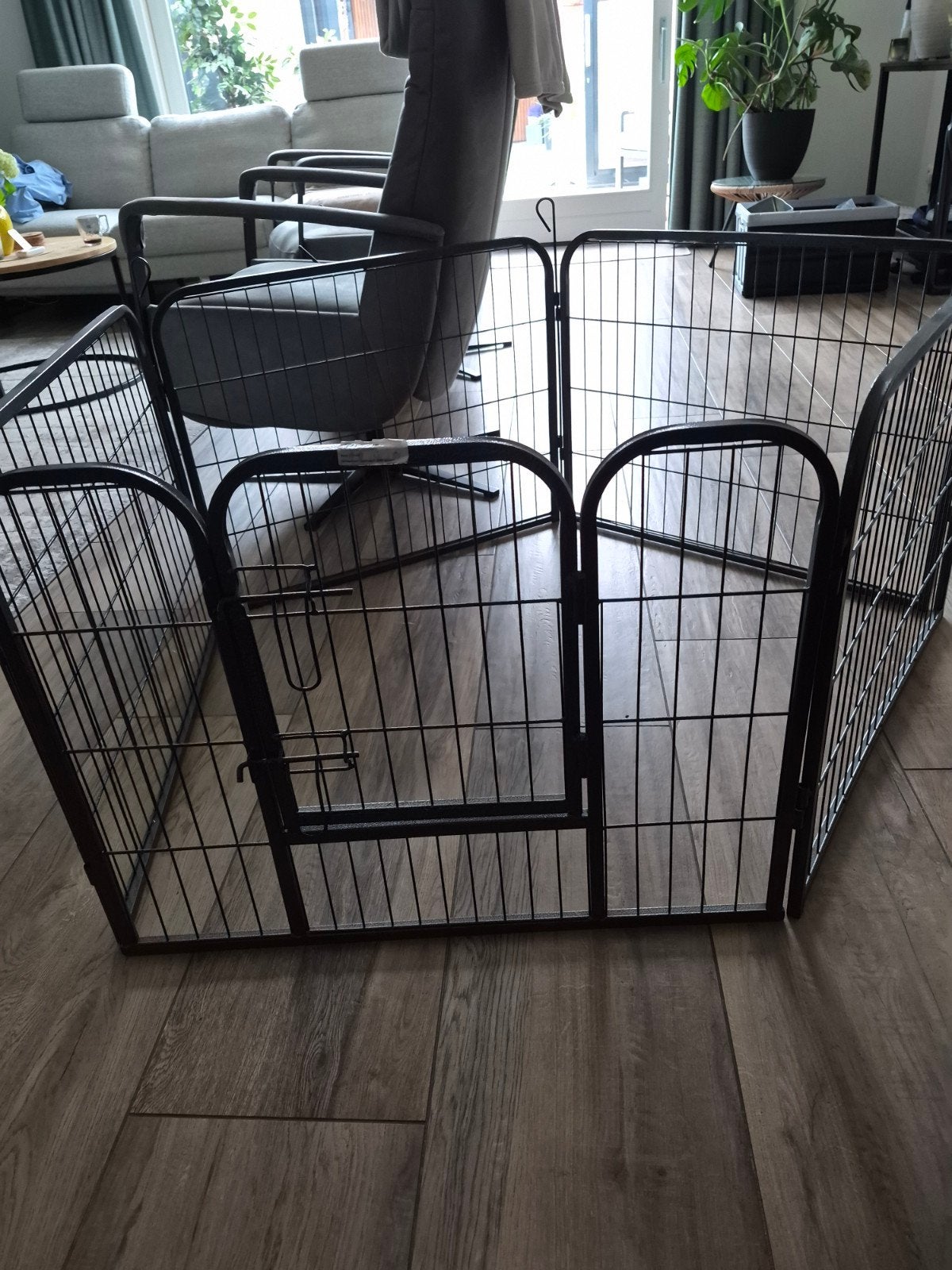 5 afzet/bench hekjes voor hond of kat..., Ophalen of Verzenden, Gebruikt