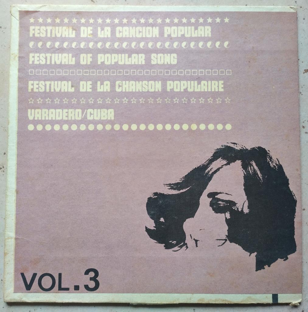 7" EP Festival De la Cancion Popular - Vol. 3 Cuba Areito EP, Latin en Salsa, Gebruikt, Originele persing, 7 inch