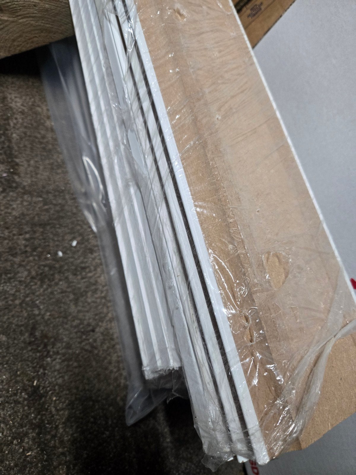 MDF plinten Restant Wit, Doe-het-zelf en Verbouw, Ophalen, Nieuw, Overige metalen