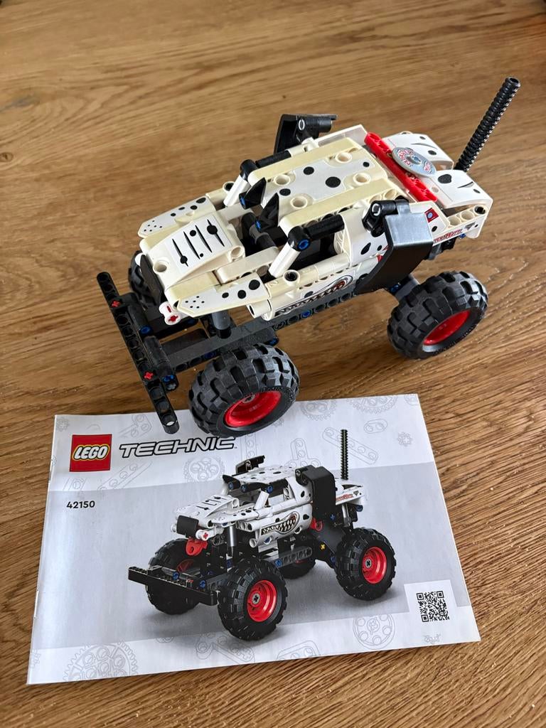 LEGO Technic 42150 Monster Jam Monster Mutt Dalmatian, Lego, Ophalen of Verzenden, Zo goed als nieuw, Complete set