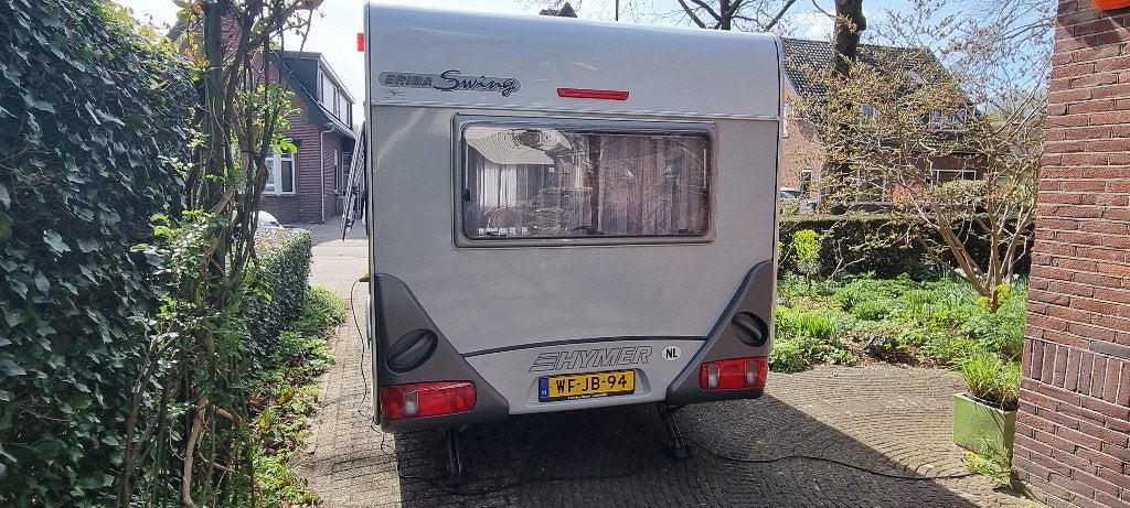 Hymer Eriba Swing 460 (2002) - Betrouwbaar en compleet., Caravans en Kamperen, Caravans, Rondzit, Dwarsbed, Particulier, Hymer