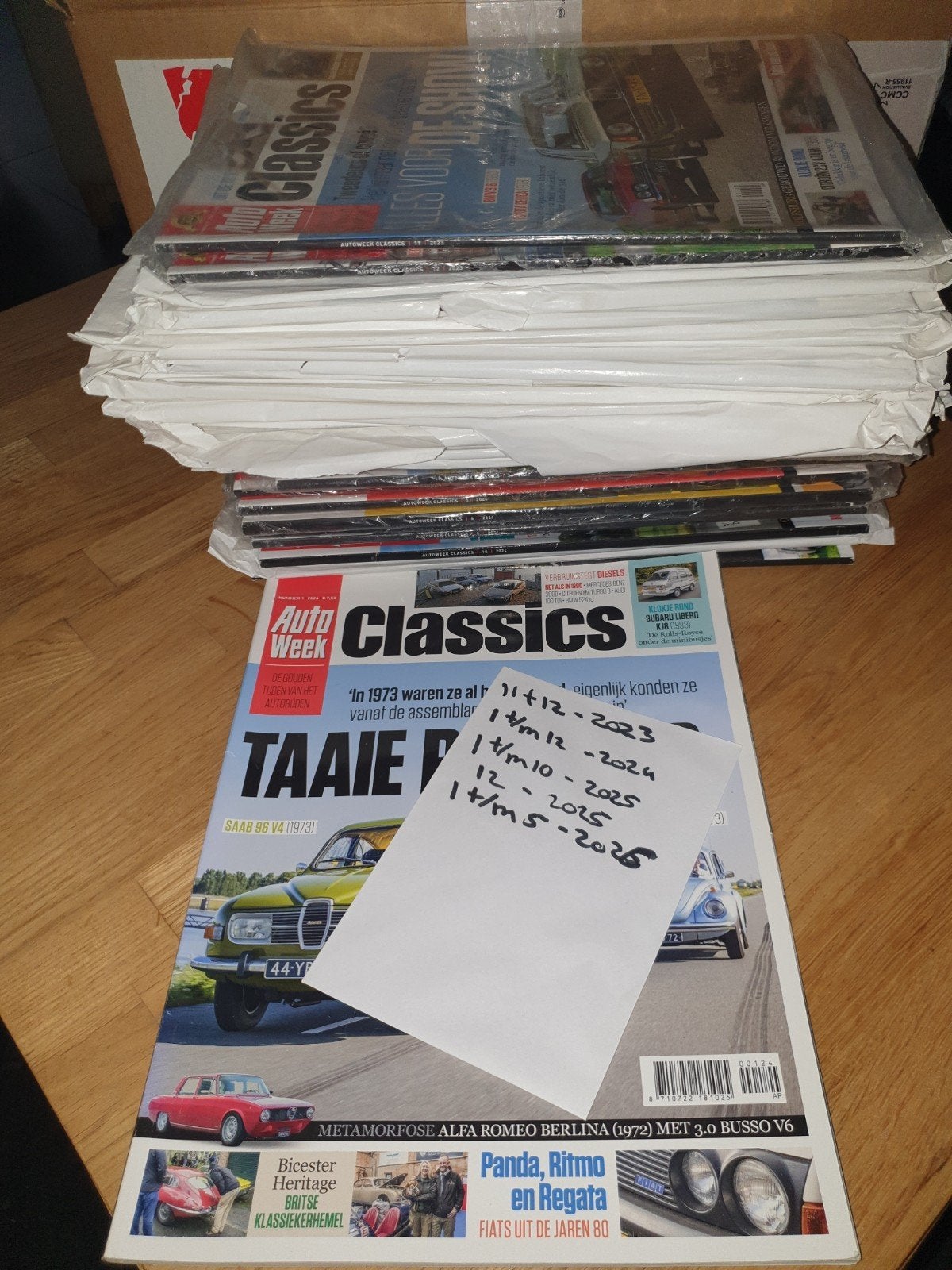 Pakket AutoWeek Classics 30 stuks 2023, 2024, 2025, 2026, Ophalen of Verzenden, Nieuw, Glossy