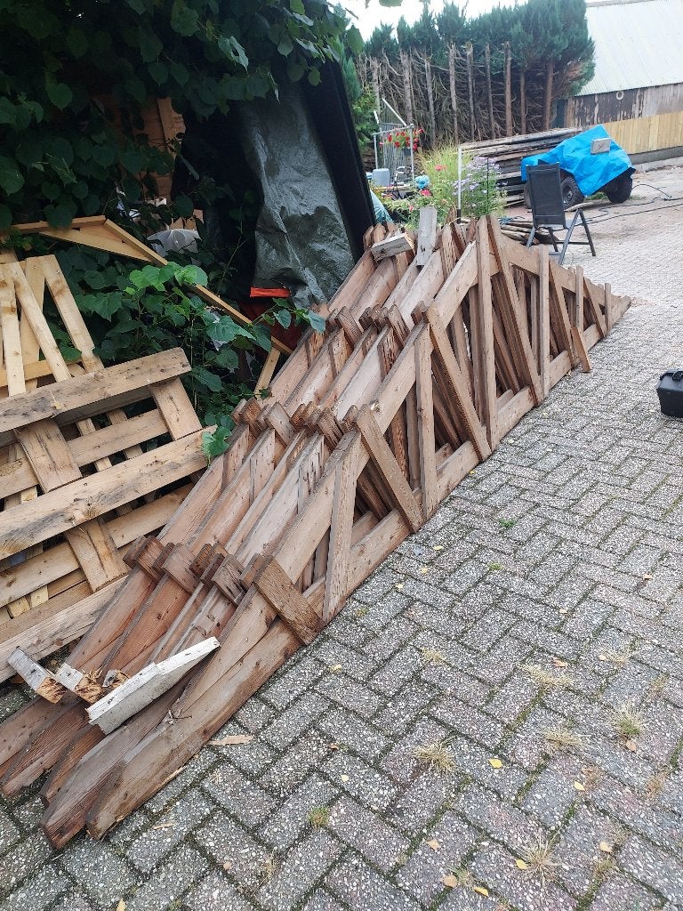 Dakspanten, Doe-het-zelf en Verbouw, Hout en Planken, Ophalen, Gebruikt, Grenen, Balk