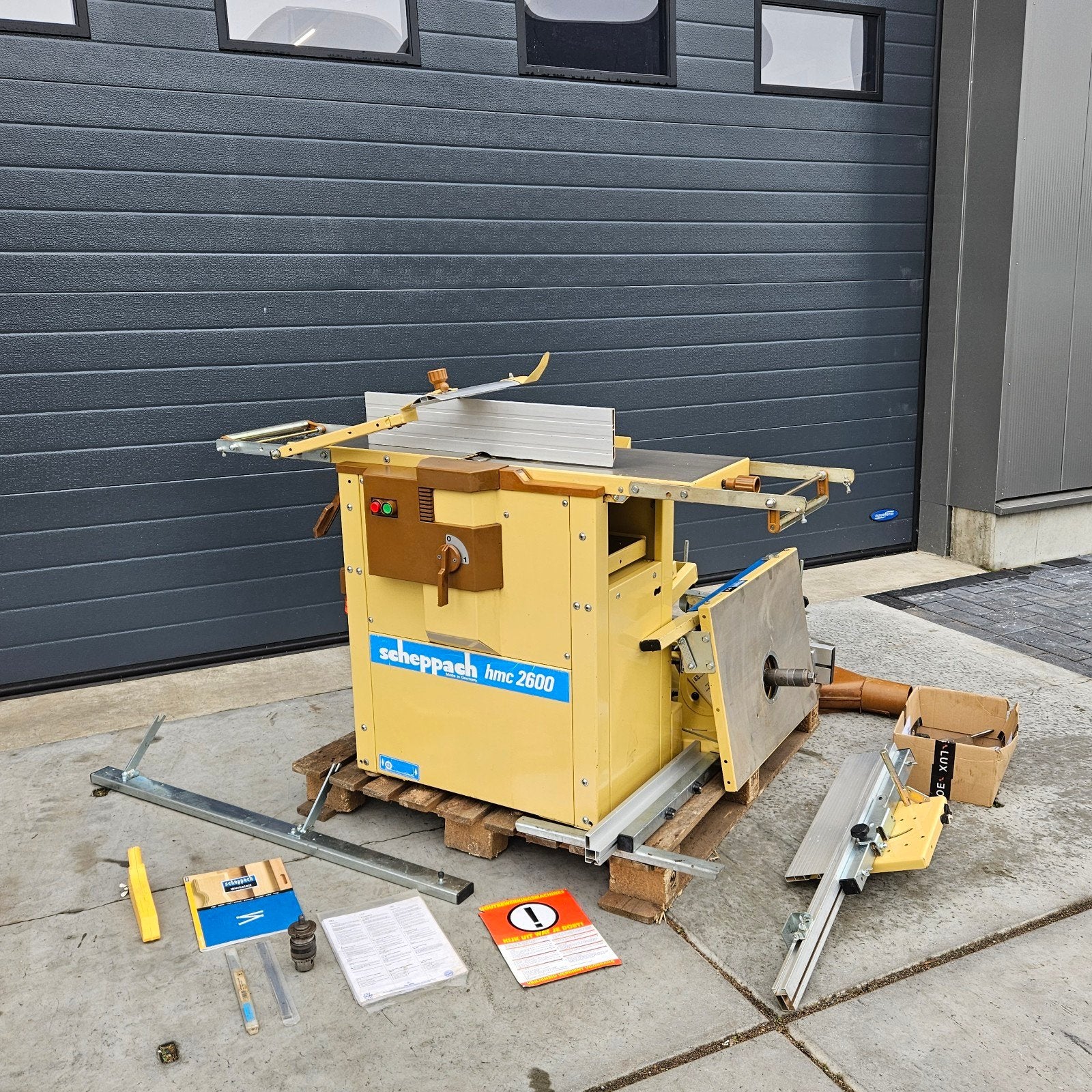 Scheppach combinatiemachine 5in1 combinatie machine ***, 70 mm of meer, Overige typen, Scheppach scm robland felder hammer martin