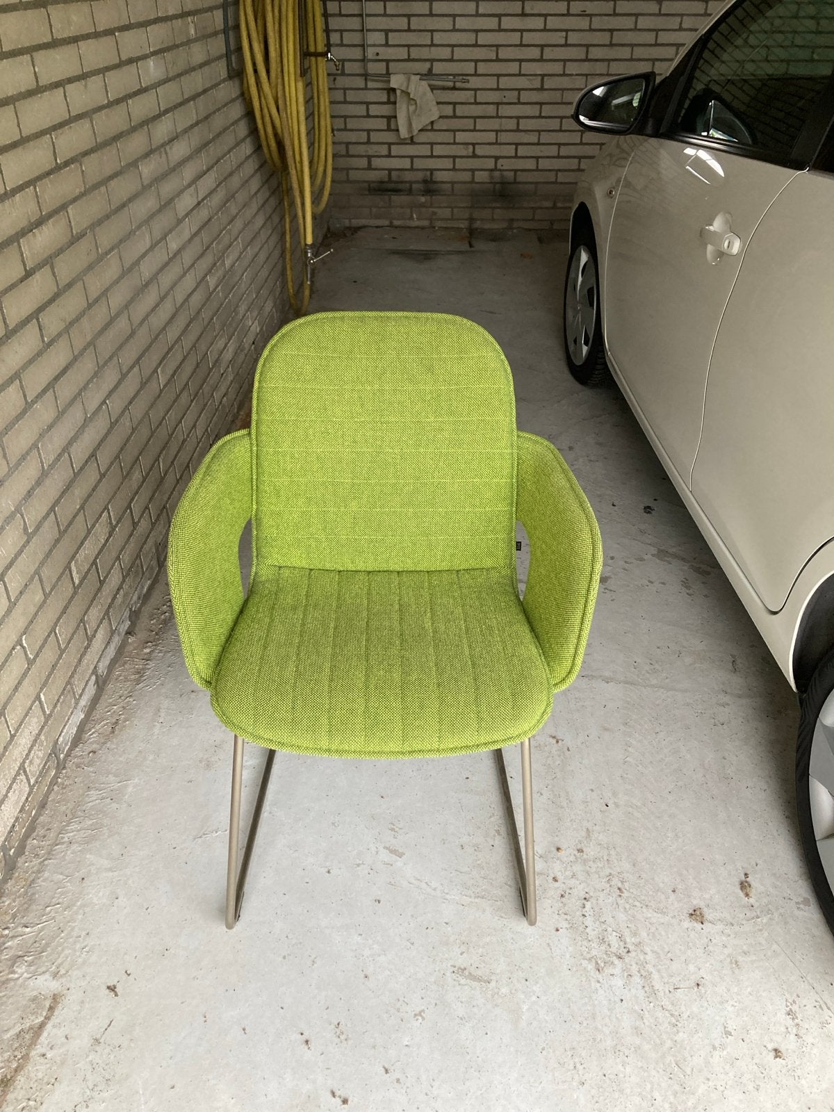 4 Arco armstoelen - Lichtgroen, gebruikt, Ophalen, Gebruikt, Overige kleuren, Vier