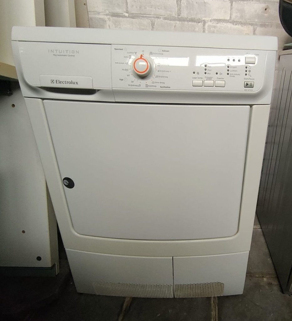 Electrolux Condensdroger Intuition 7KG, Ophalen, 6 tot 8 kg, Gebruikt, Anti-kreukfase