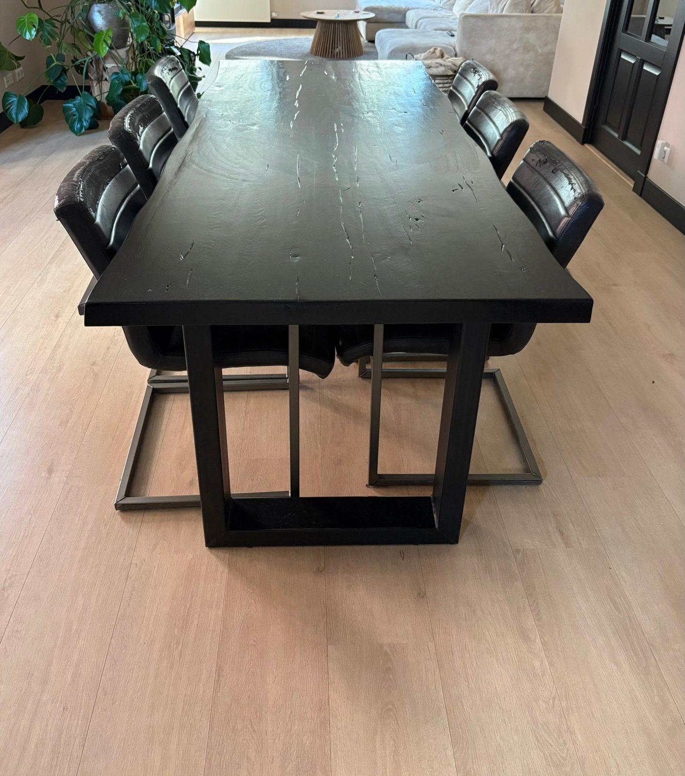 Tafel 6 persoons, Ophalen, Gebruikt, Eikenhout, 200 cm of meer
