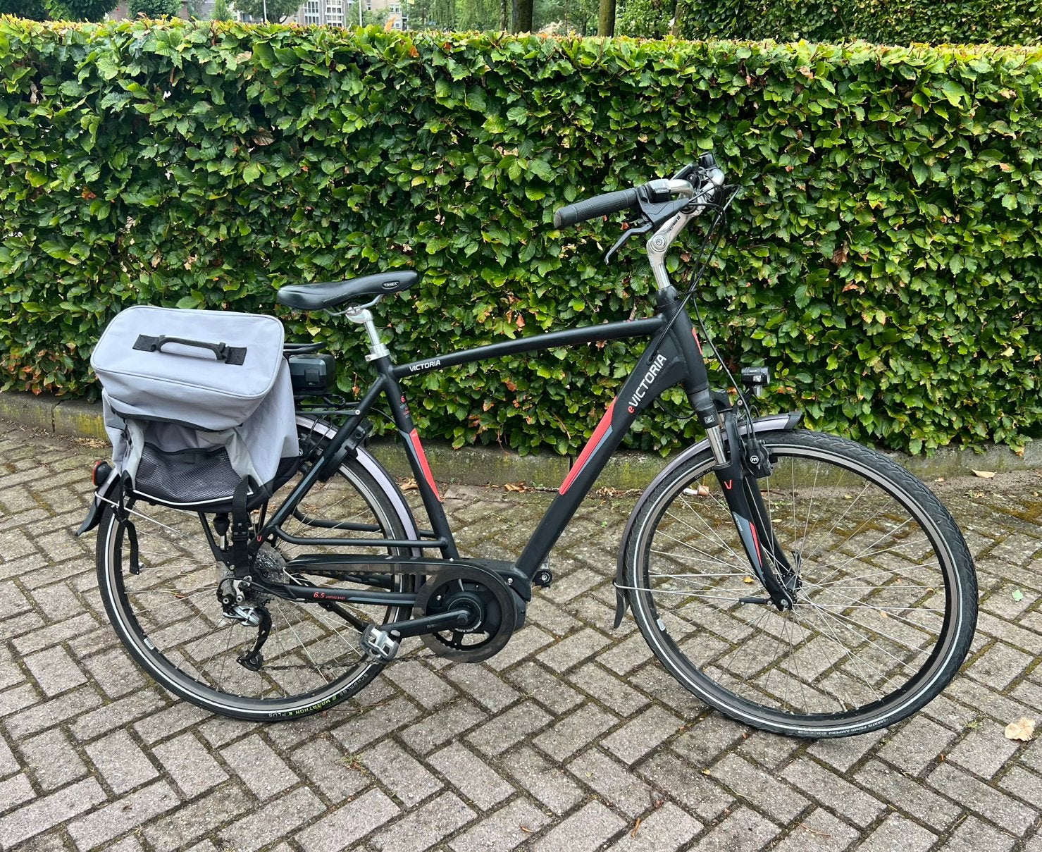 Victoria e-Trekking 6.5 ShimanoSteps Middenmotor Herenfiets, Zo goed als nieuw, 50 km per accu of meer, 55 tot 59 cm, Ophalen