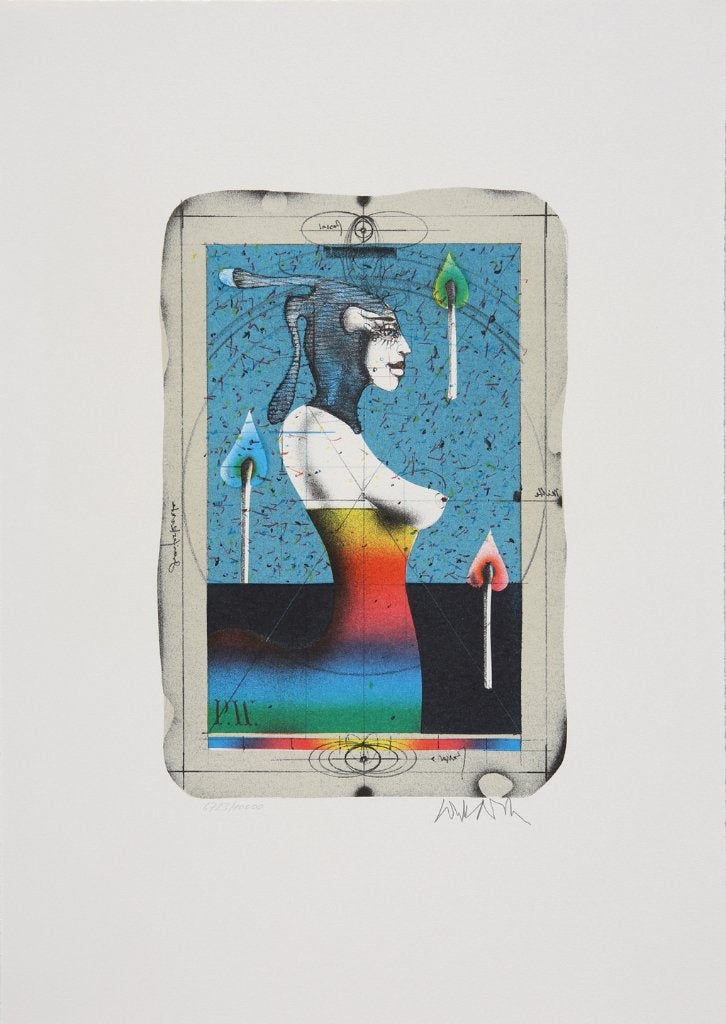 Paul Wunderlich - Compositie - Litho Handgesign., Antiek en Kunst, Kunst | Litho's en Zeefdrukken, Verzenden