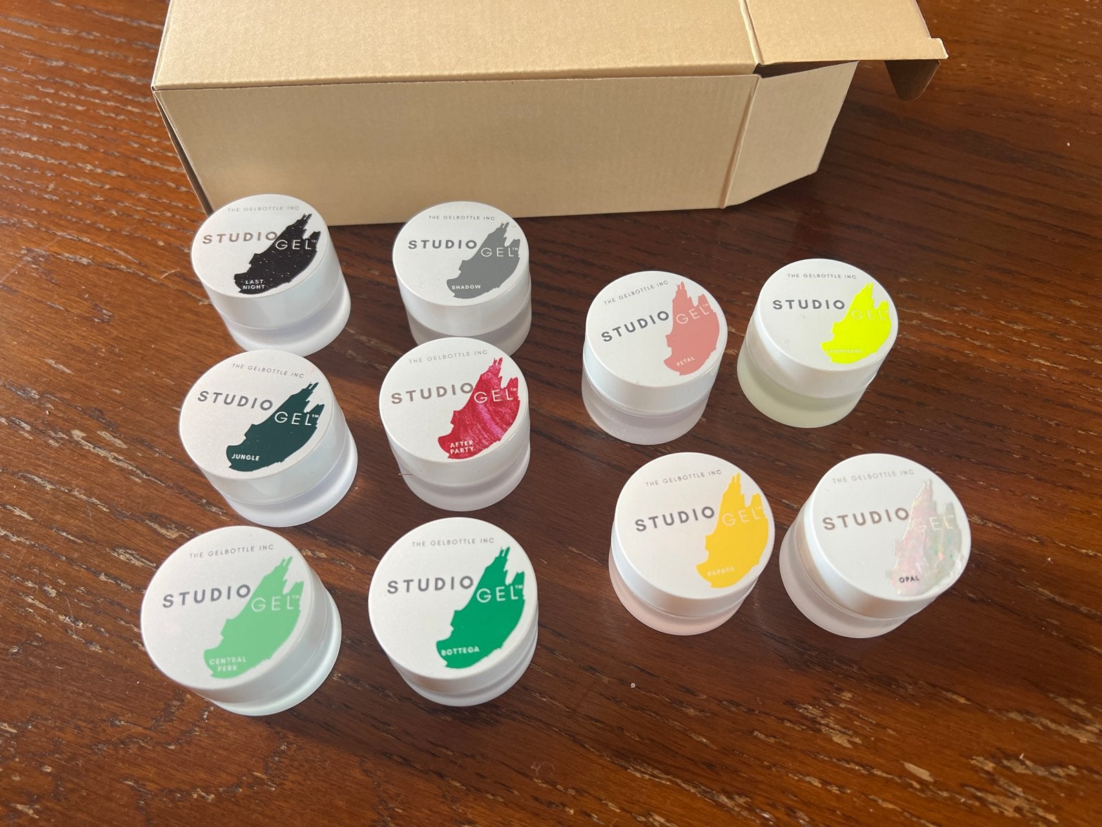 10 potjes Gelbottle Inc. Studio Gel - Diverse Kleuren, Ophalen of Verzenden, Zo goed als nieuw, Overige typen