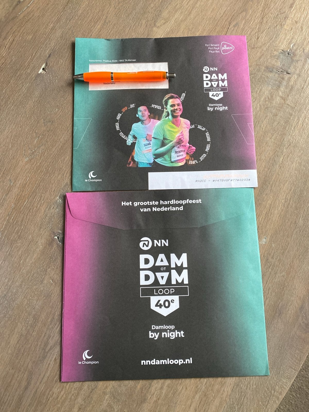 Dam tot dam loop by night kaartjes, 2 stuks., Twee personen, September